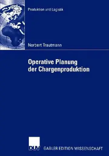 Cover of Operative Planung Der Chargenproduktion