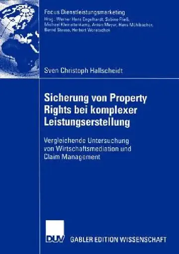 Cover of Sicherung Von Property Rights Bei Komplexer Leistungserstellung