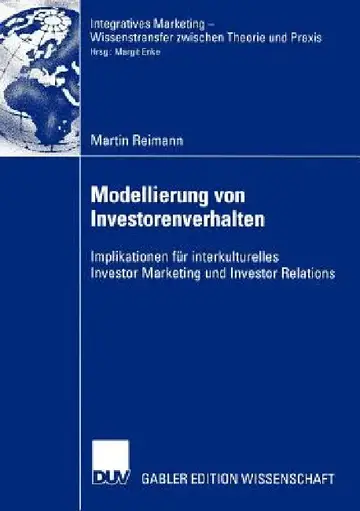 Cover of Modellierung Von Investorenverhalten