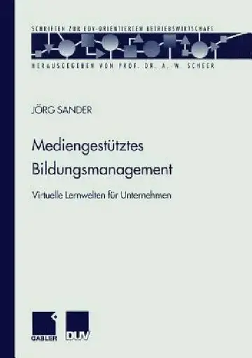 Cover of Mediengestütztes Bildungsmanagement