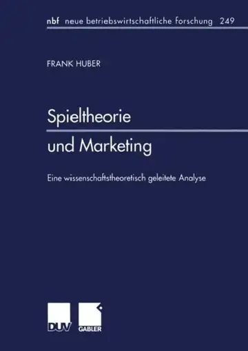 Cover of Spieltheorie Und Marketing