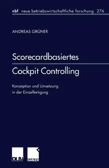 Cover of Scorecardbasiertes Cockpit Controlling