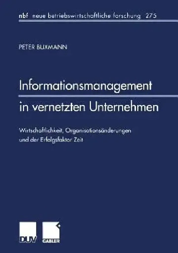 Cover of Informationsmanagement in Vernetzten Unternehmen