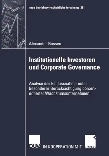 Cover of Institutionelle Investoren Und Corporate Governance