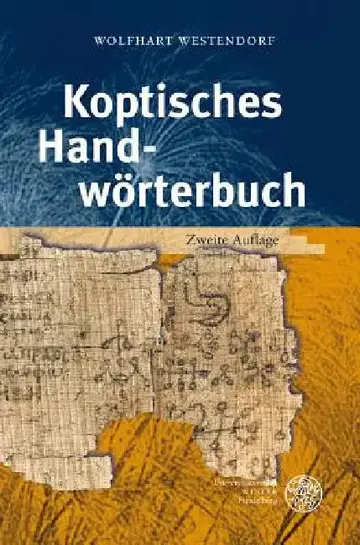 Cover of Koptisches Handworterbuch