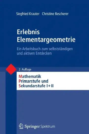 Cover of Erlebnis Elementargeometrie
