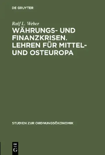 Cover of Währungs- und Finanzkrisen. Lehren für Mittel- und Osteuropa