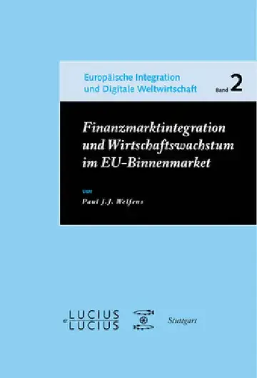 Cover of Finanzmarktintegration und Wirtschaftswachstum im EU-Binnenmarkt