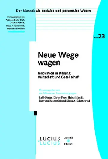 Cover of Neue Wege wagen