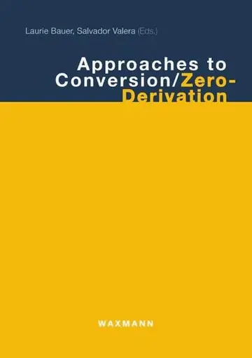 Cover of Approaches to Conversion/Zero-derivation