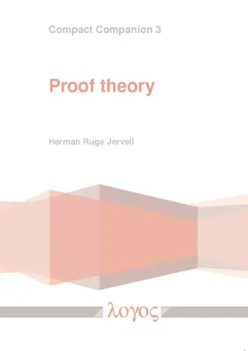 Cover of Proof Theory