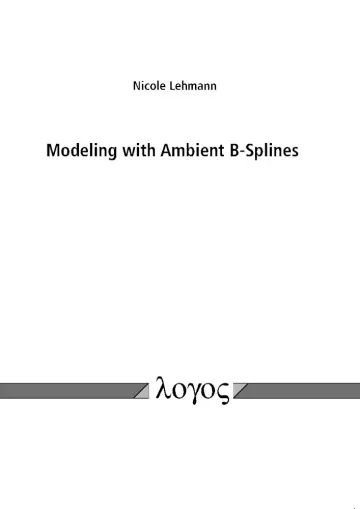 Cover of Modeling with Ambient B-Splines