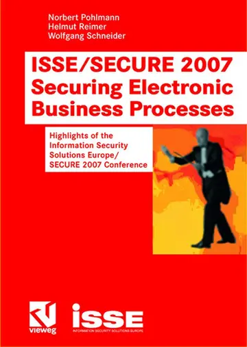 Cover of ISSE/SECURE 2007 Securing Electronic Business Processes