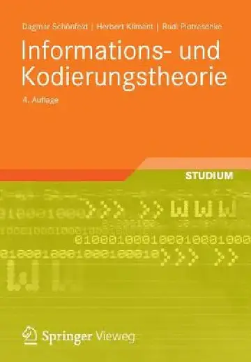Cover of Informations- Und Kodierungstheorie