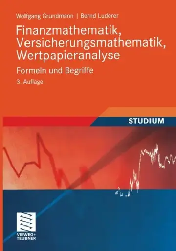 Cover of Finanzmathematik, Versicherungsmathematik, Wertpapieranalyse