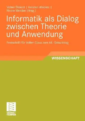 Cover of Informatik ALS Dialog Zwischen Theorie Und Anwendung
