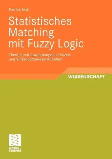 Cover of Statistisches Matching Mit Fuzzy Logic