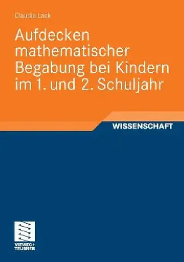 Cover of Aufdecken Mathematischer Begabung Bei Kindern Im 1. Und 2. Schuljahr