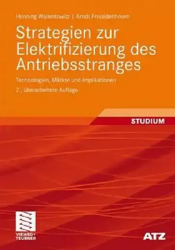 Cover of Strategien Zur Elektrifizierung Des Antriebsstranges