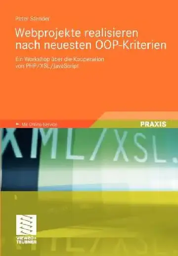Cover of Webprojekte Realisieren Nach Neuesten Oop-Kriterien
