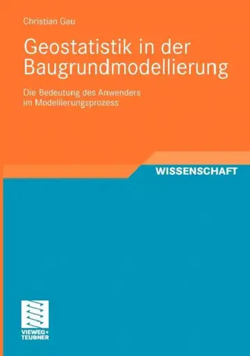 Cover of Geostatistik in Der Baugrundmodellierung