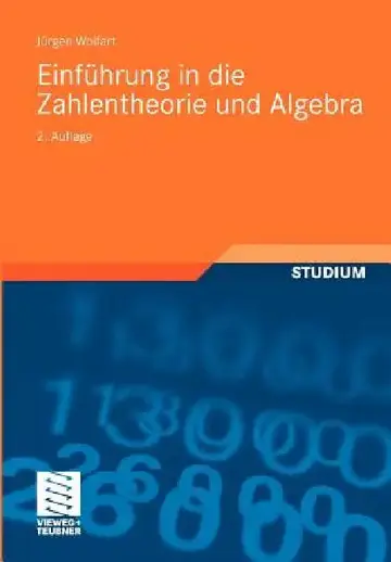 Cover of Einführung in Die Zahlentheorie Und Algebra
