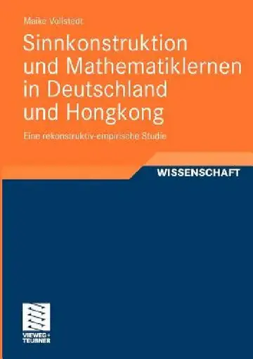 Cover of Sinnkonstruktion Und Mathematiklernen in Deutschland Und Hongkong