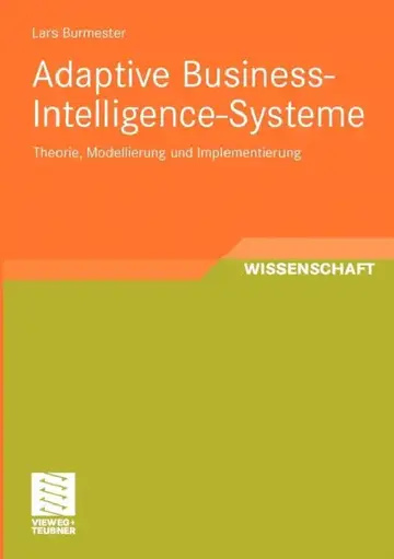Cover of Adaptive Business-Intelligence-Systeme