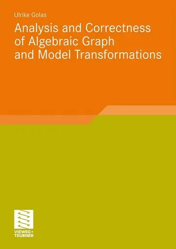 Cover of Analysis and Correctness of Algebraic Graph and Model Transformations