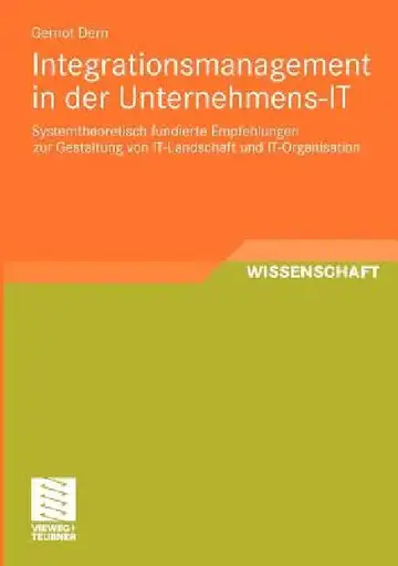Cover of Integrationsmanagement in Der Unternehmens-It