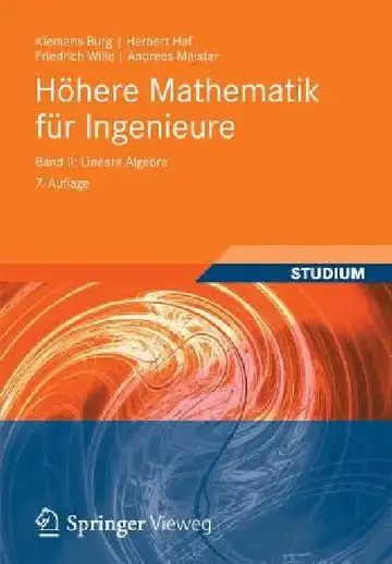 Cover of Höhere Mathematik Für Ingenieure Band II
