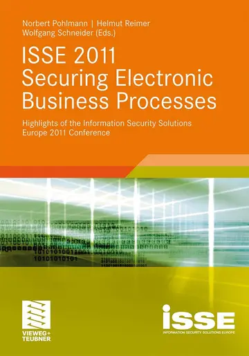 Cover of Isse 2011 Securing Electronic Business Processes