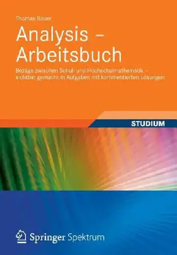 Cover of Analysis - Arbeitsbuch