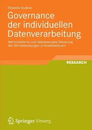 Cover of Governance Der Individuellen Datenverarbeitung