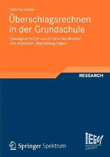Cover of Überschlagsrechnen in Der Grundschule