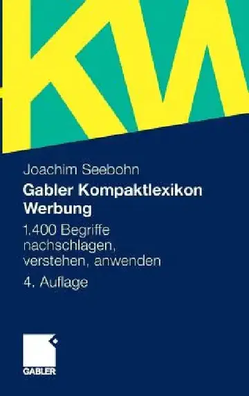 Cover of Gabler Kompaktlexikon Werbung