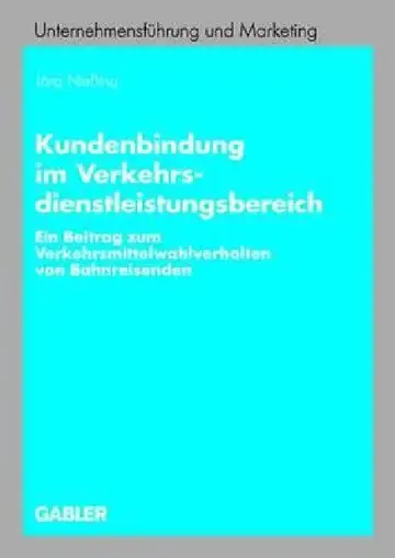 Cover of Kundenbindung Im Verkehrsdienstleistungsbereich