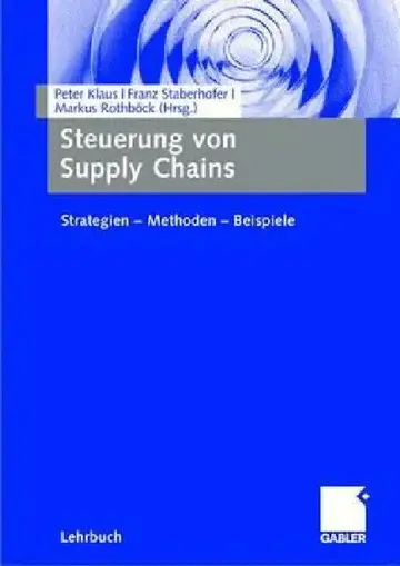 Cover of Steuerung Von Supply Chains