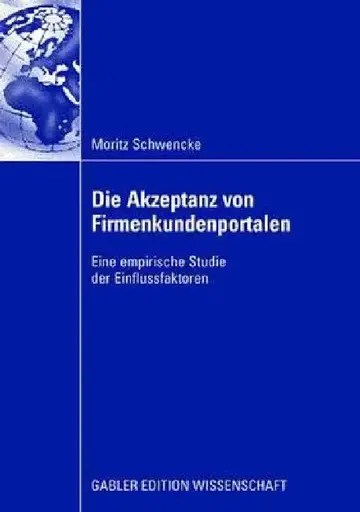 Cover of Die Akzeptanz Von Firmenkundenportalen