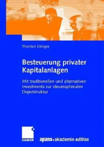 Cover of Besteuerung Privater Kapitalanlagen