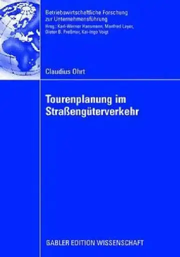 Cover of Tourenplanung Im Straßengüterverkehr