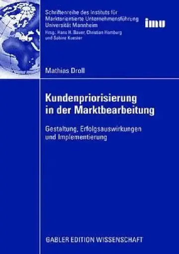 Cover of Kundenpriorisierung in Der Marktbearbeitung