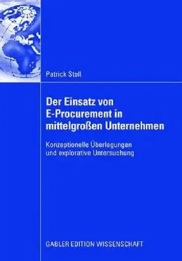 Cover of Der Einsatz Von E-Procurement in Mittelgroßen Unternehmen
