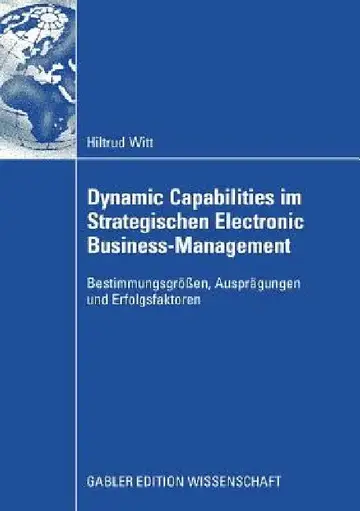 Cover of Dynamic Capabilities Im Strategischen Electronic Business-Management