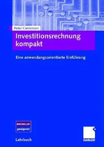 Cover of Investitionsrechnung Kompakt