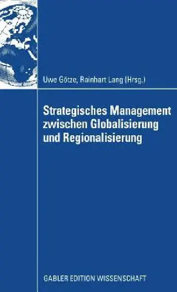 Cover of Strategisches Management Zwischen Globalisierung Und Regionalisierung
