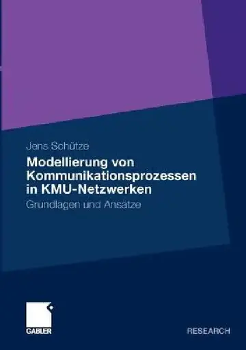 Cover of Modellierung Von Kommunikationsprozessen in Kmu-Netzwerken