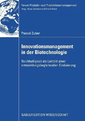 Cover of Innovationsmanagement in Der Biotechnologie