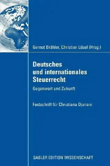Cover of Deutsches Und Internationales Steuerrecht
