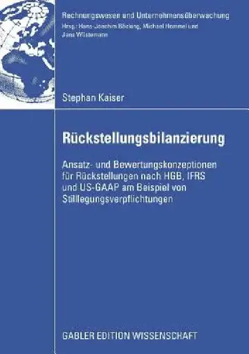 Cover of Rückstellungsbilanzierung